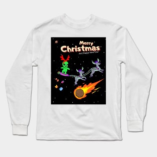 Merry Christmas Alien Long Sleeve T-Shirt